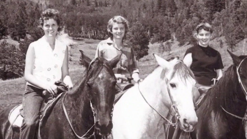 Sally on horse back
